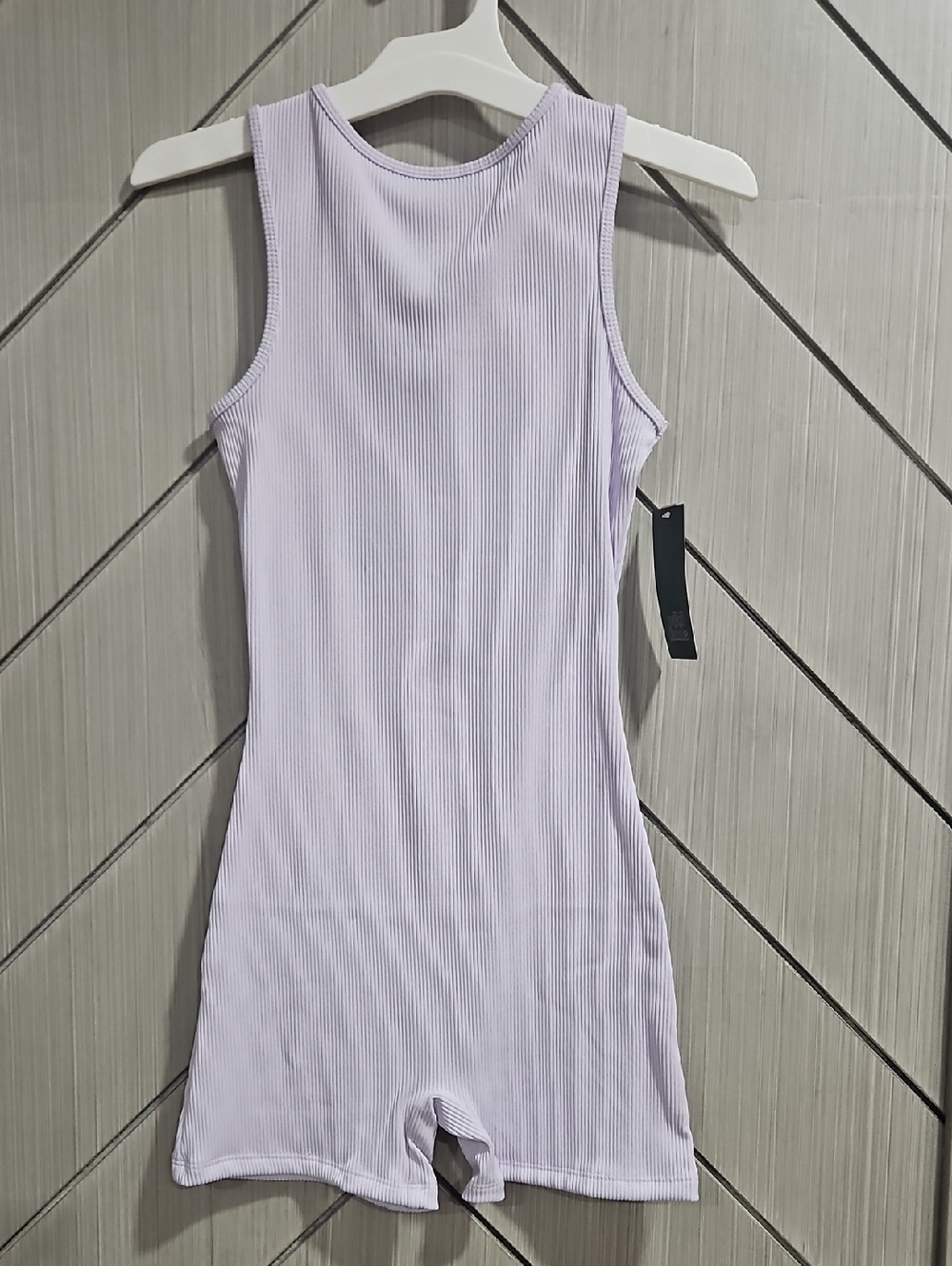 wild fable Lavender Ribbed Tank Romper